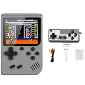 Consola Retro Portátil con +500 Juegos Control Doble y Conexión a TV