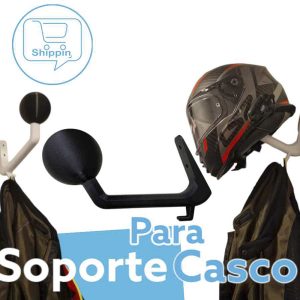 Soporte de casco para motocicleta fabricado en FDM – Envío a todo México